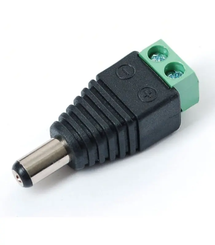 FICHA PLUG ALIMENTACION CON BORNERA MACHO