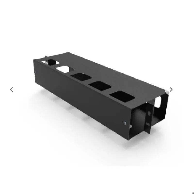 CAJA ORDENADORA  HORIZONTAL 2U C/ TAPA PARA 19"
