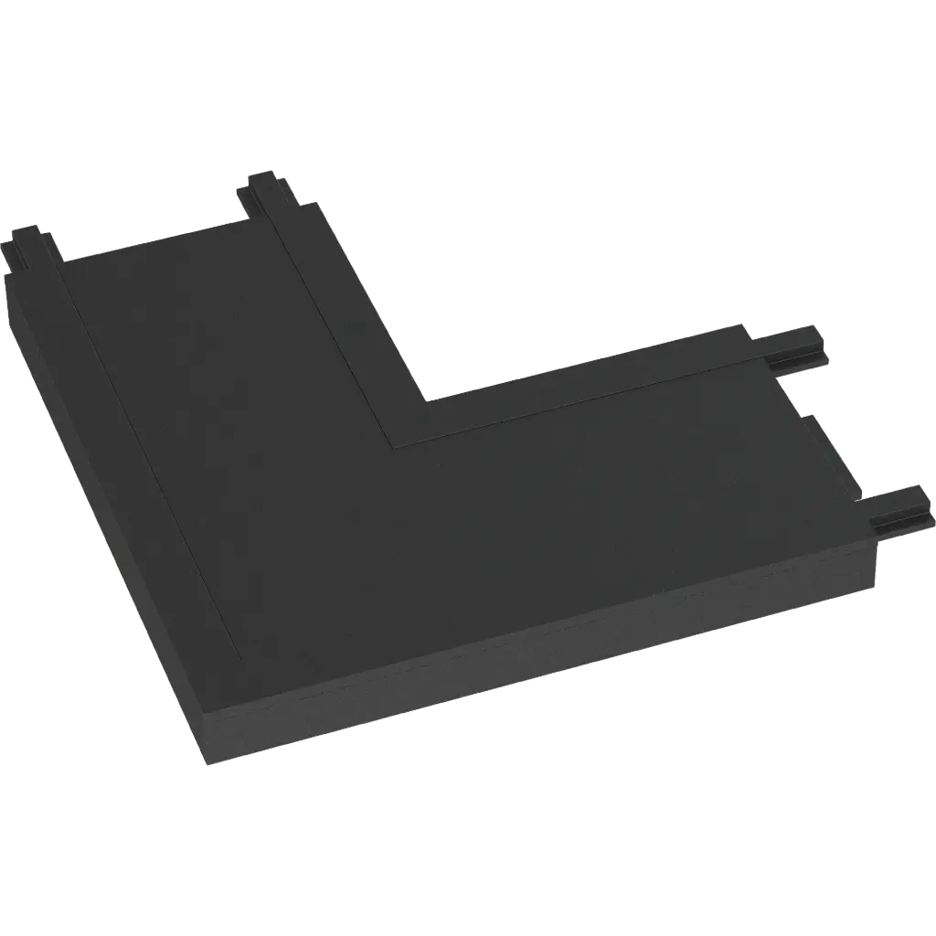CONECTOR TIPO L VERTICAL PARA RIEL MAGNETICO SKYLINE NEGRO MACROLED DC48V 