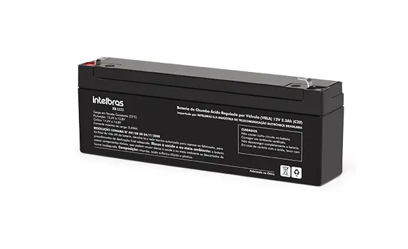 Bateria 12v 2,3A compatible con panel de incendio CIC24L/CIE1125/CIE1250/CIE2500 se requiere dos baterias por panel.