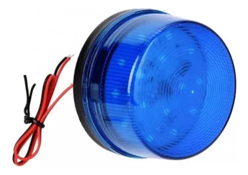 Luz tipo strobo Azul Led