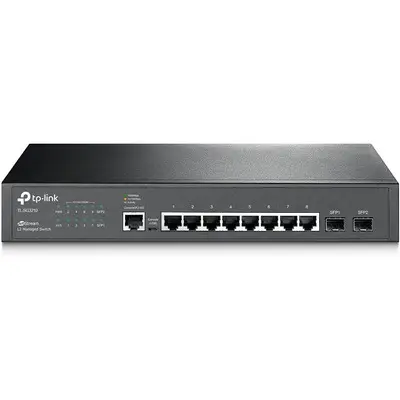 [TL-SG2008P] TP-Link Omada SG2008P Administrado L2/L2+ Gigabit Ethernet (10/100/1000) Energía sobre Ethernet (PoE) Negro. Omada 8-Port Gigabit Smart Switch with 4-Port PoE+