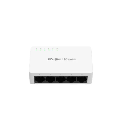 [RG-ES05G-L] SWITCH DE ESCRITORIO 10/100/1000, NO ADM, NO POE 