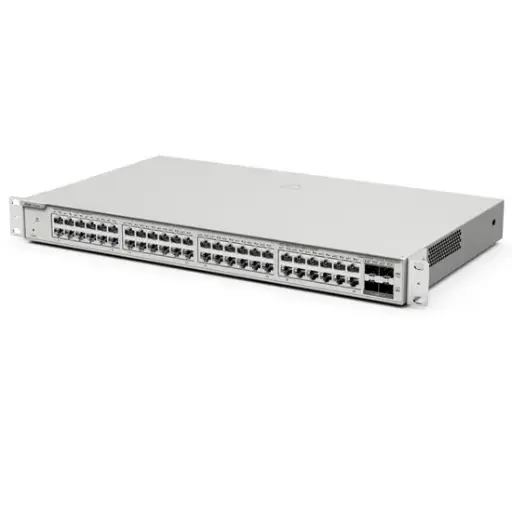 [RG-NBS5100-48GT4SFP] Administrable; 48 puertos 10/100/1000Base-T, 4 puertos SFP uplink; Capacidad de conmutación 104 Gbps.