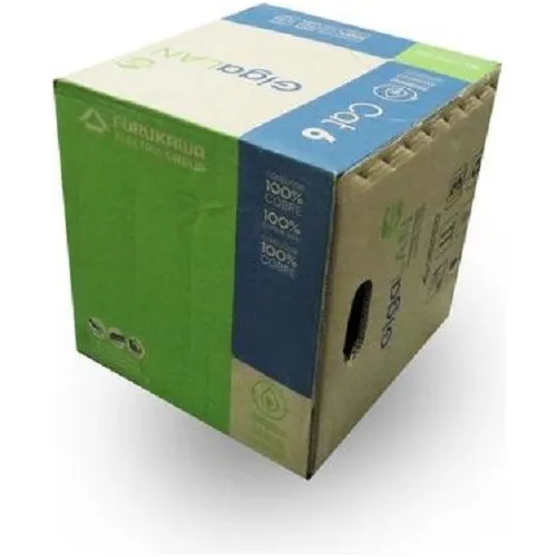 [23400198] 23400198 -FKW CABLE TRANSMISION DE DATOS GIGALAN GREEN U/UTP 23AWGX4P CAT.6 LSZH-3 CZ RIB
