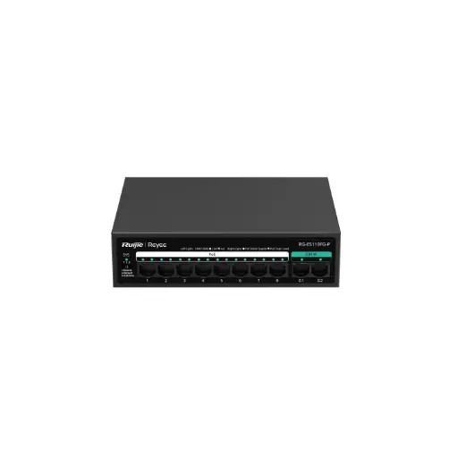 [RG-ES110FG-P] SWITCH DE ESCRITORIO 10/100, NO ADM, POE 