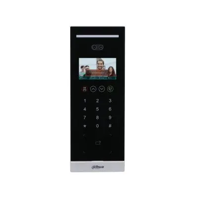 [VTO6531H] Apartment VTO Plástico 4.3" Pantalla Soporta Llamada,  Contraseña, Reconocimiento Facial y Tarjeta IC 2MP WDR Cámara IP 65